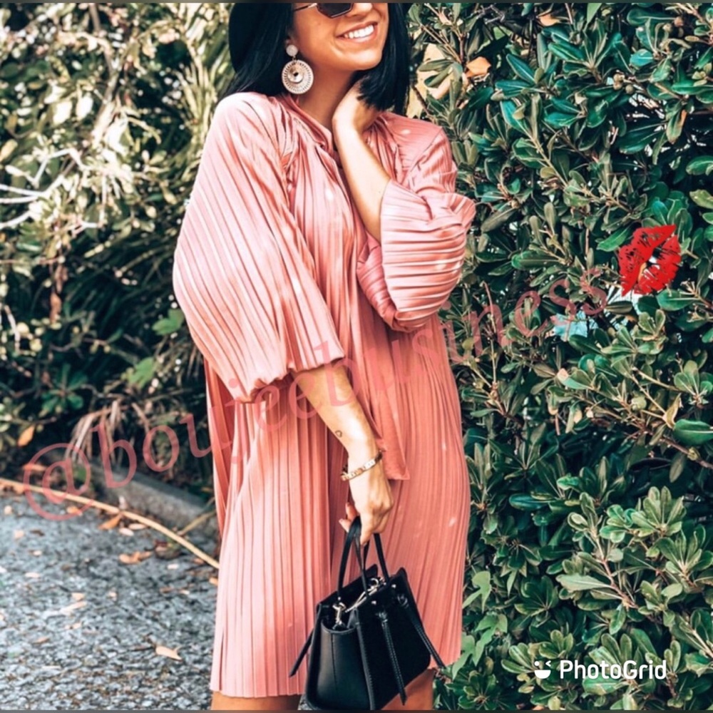 PLEATED DRESS